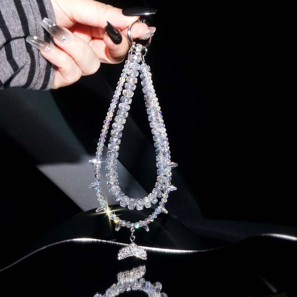Dames Kralenketting Met Strikdetail 1