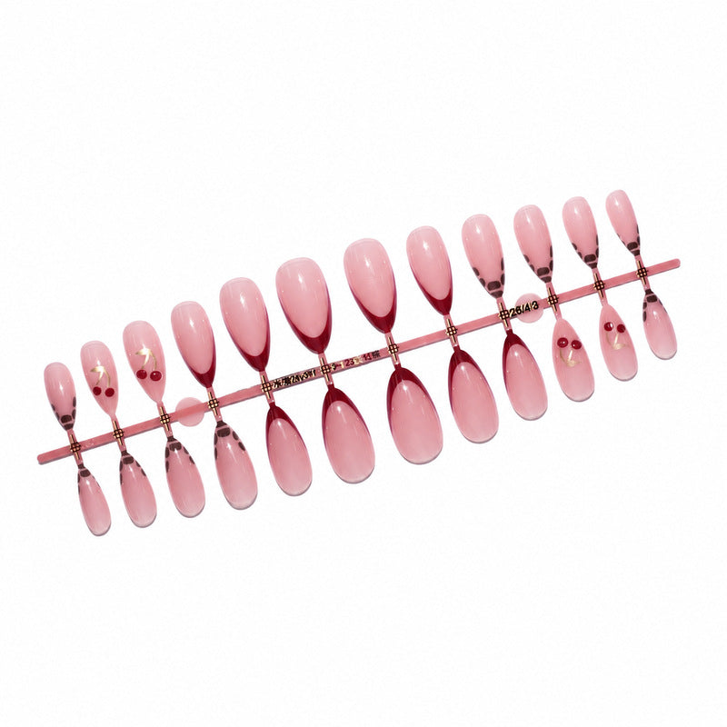 Dames Kunstnagels Kersendessin Stijlvol Design 5