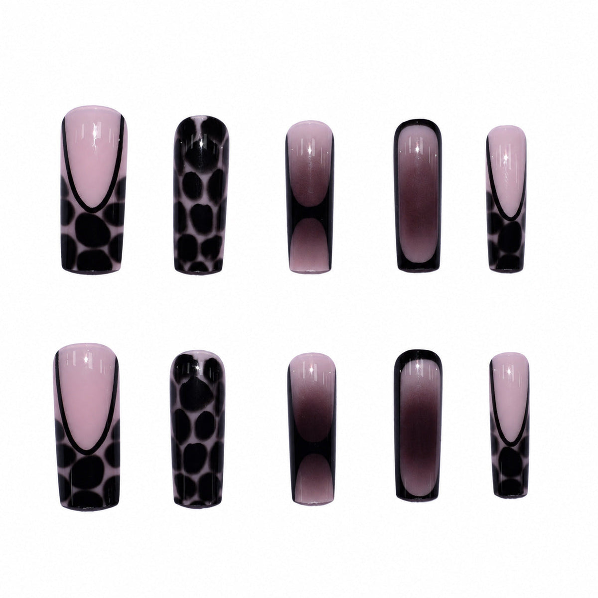 Dames Kunstnagels Modern Design Set 4