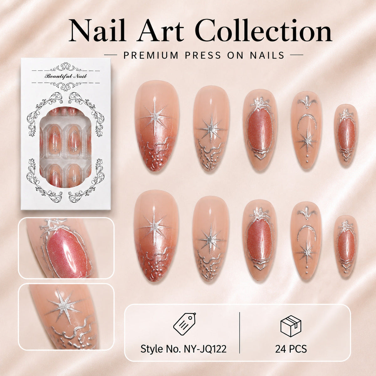 Dames Kunstnagels Stijlvol Design 0