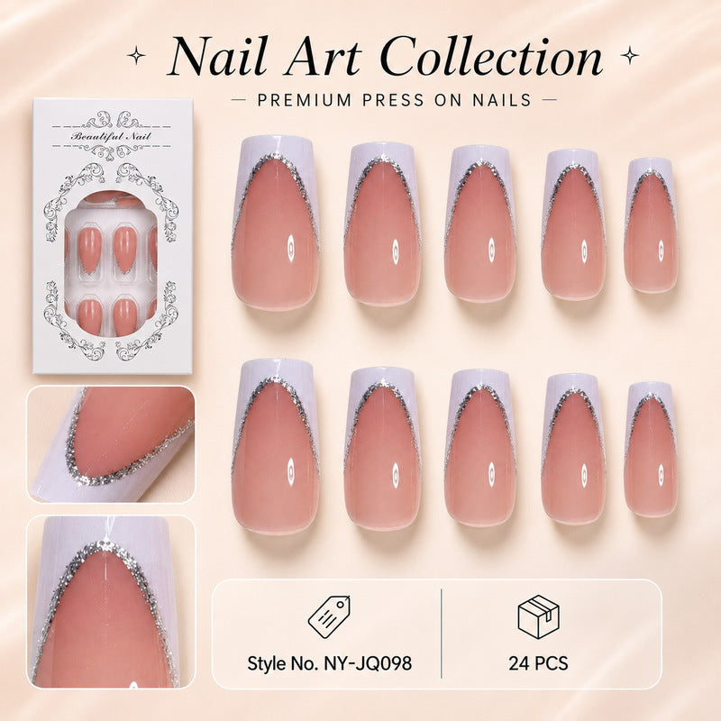 Dames Kunstnagelset Met Diverse Decoratieve Designs 8