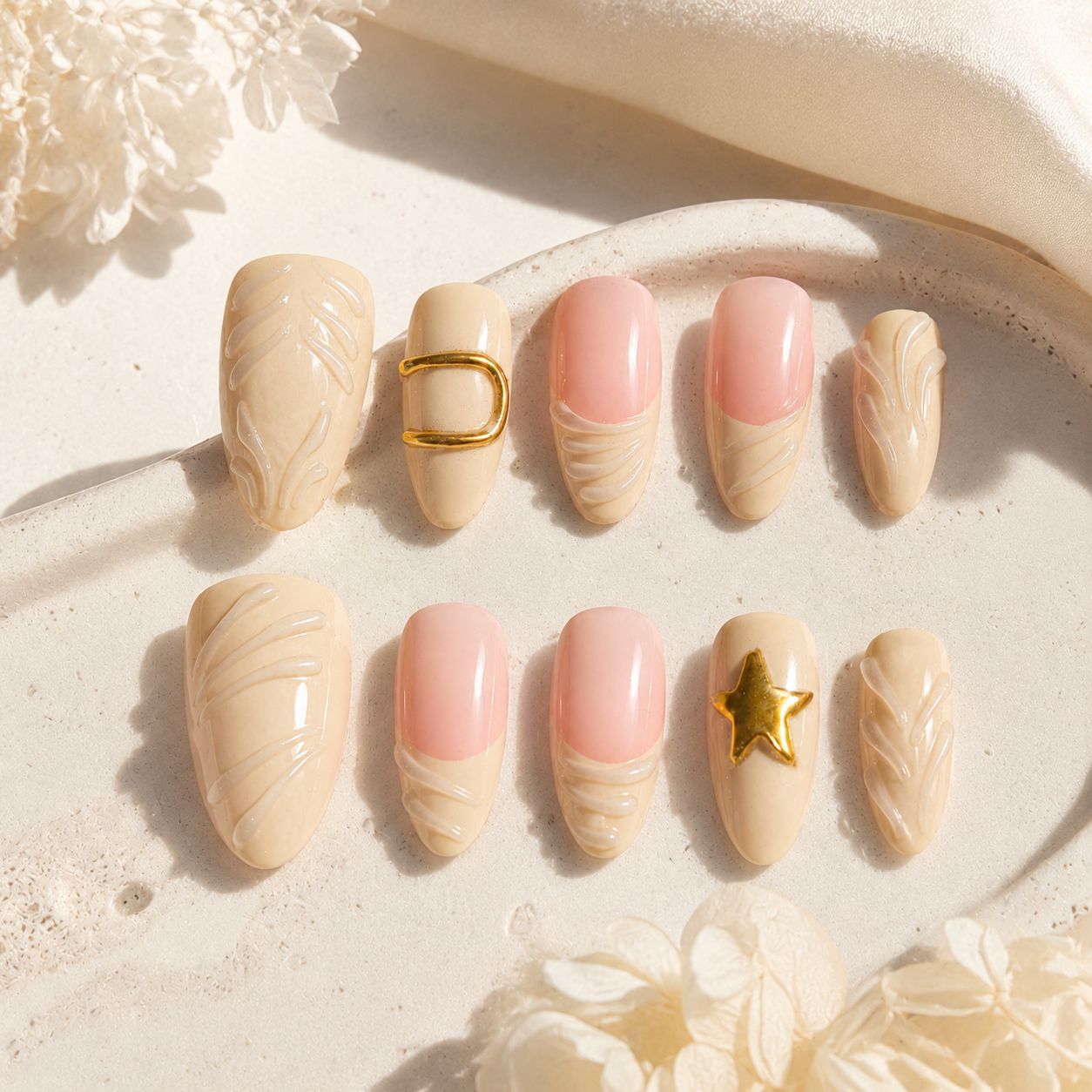 Dames Kunstnagelset Met Diverse Designs 3