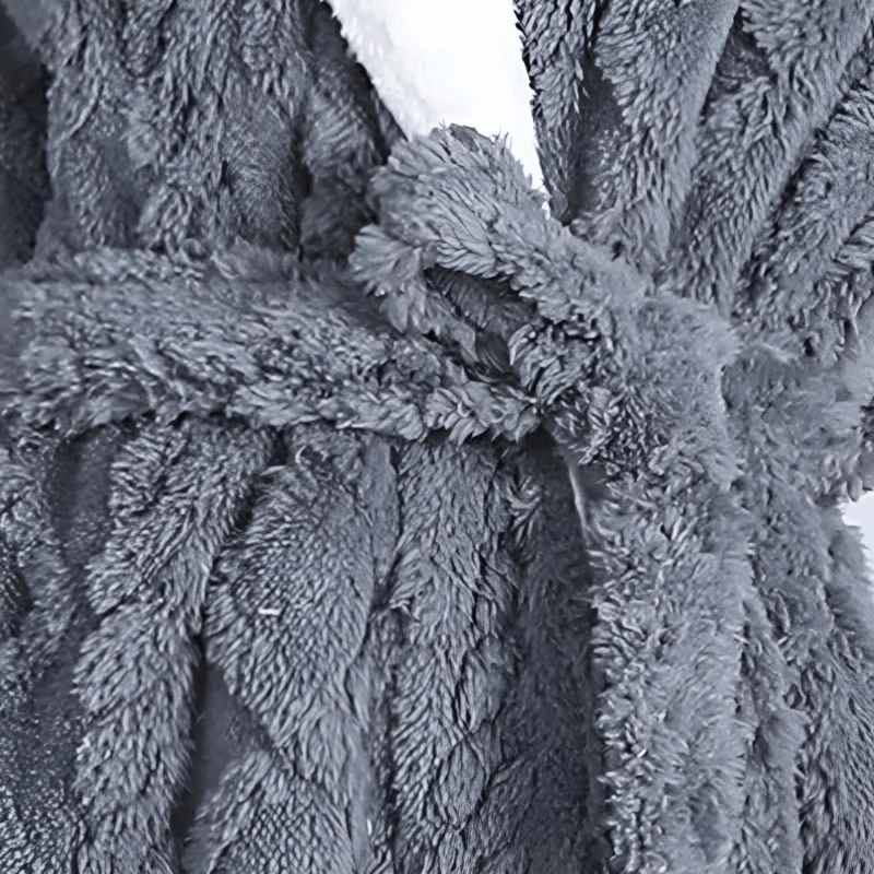 Dames Lange Badjas met Capuchon 7