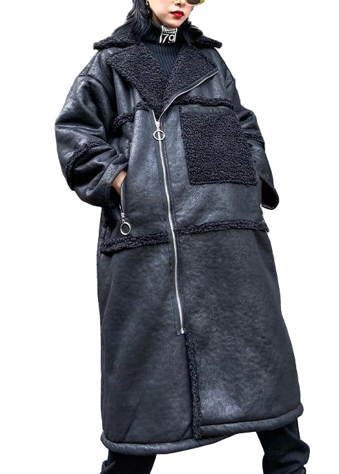 Dames Lange Jas Oversized Stijl 0