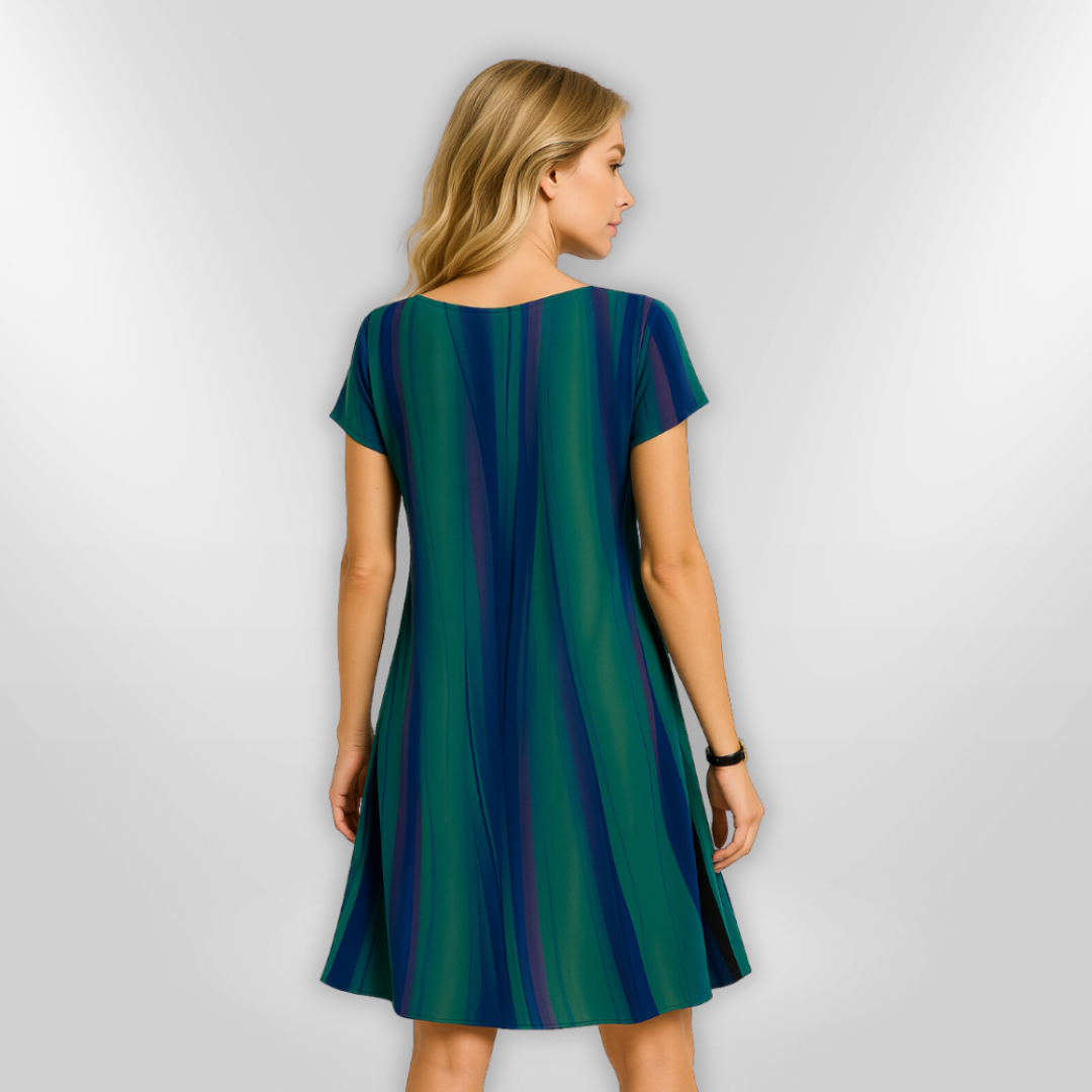 Dames Lange Jurk Vloeiende Stijl Ademend voor Zomer 1