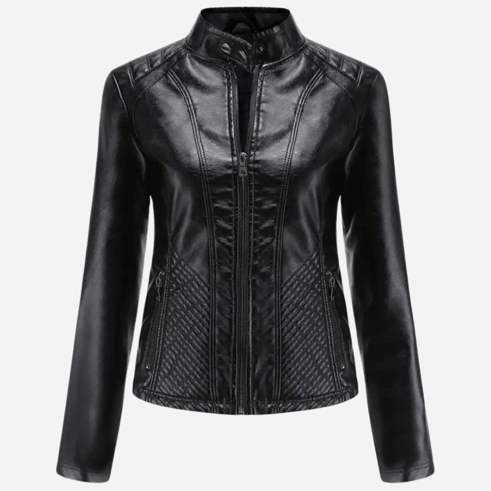 Dames Leren Jas Mystique met Katoenen Voering 2