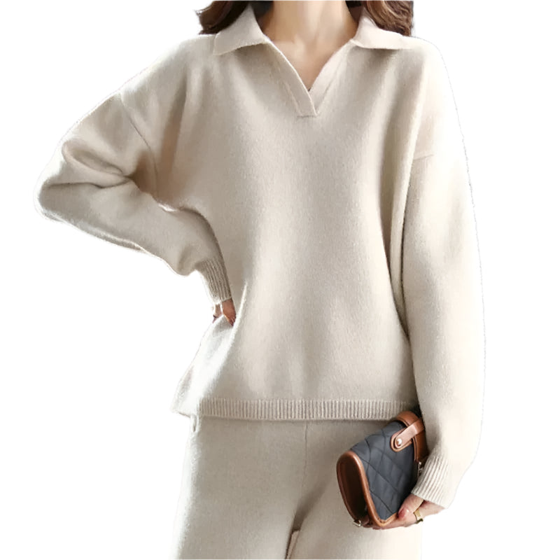 Dames Lounge Set Relaxed Stijl Katoenmix 0