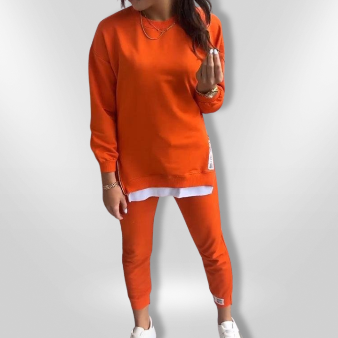Dames Loungewear Comfortabele Set Oversized Sweatshirt en Joggers 2