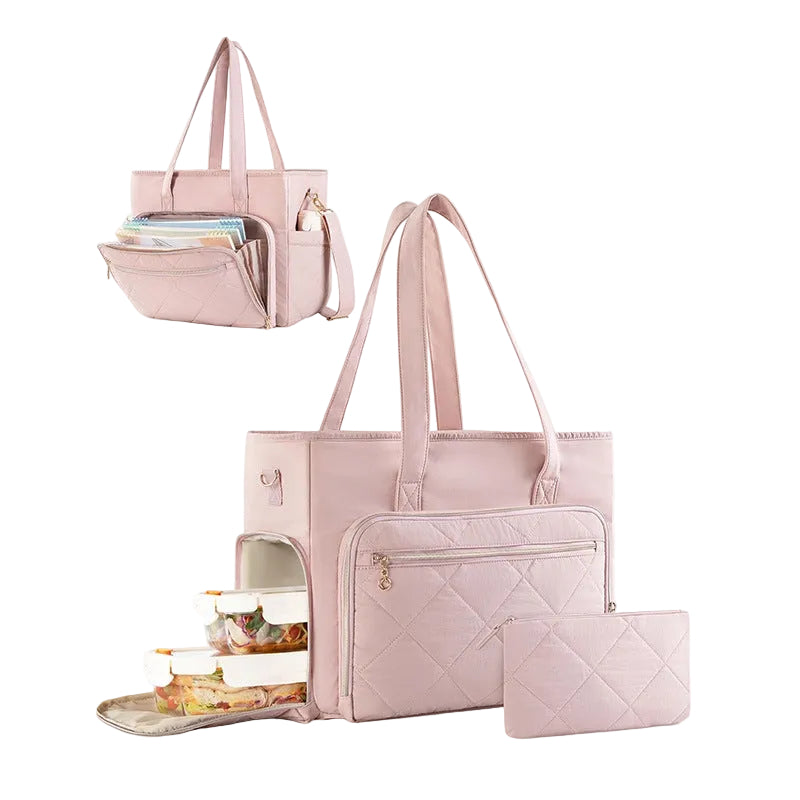 Dames Lunchtas Geïsoleerd Met Meerdere Compartimenten Modern Design 0