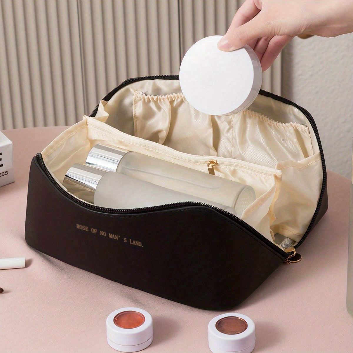 Dames Makeup Tas Reistasje Met Ritssluiting Organizer 3