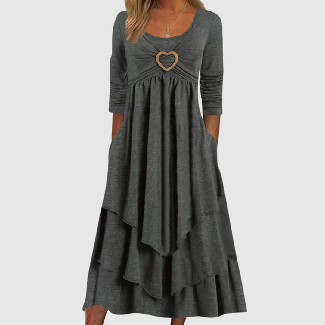 Dames Maxi Jurk Met Elegante Stijl 5