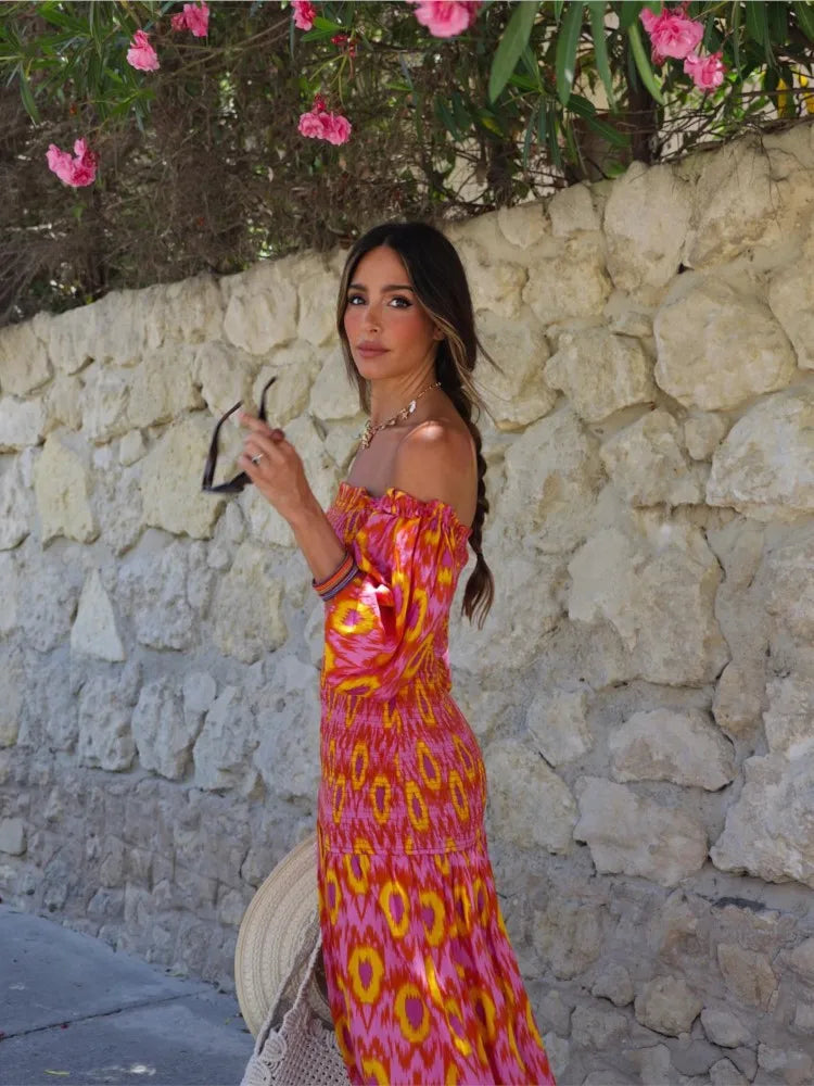 Dames Maxi Jurk Vloeiende Stijl Lichtgewicht Zomerjurk 3