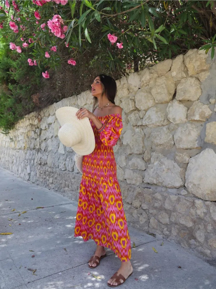 Dames Maxi Jurk Vloeiende Stijl Lichtgewicht Zomerjurk 6