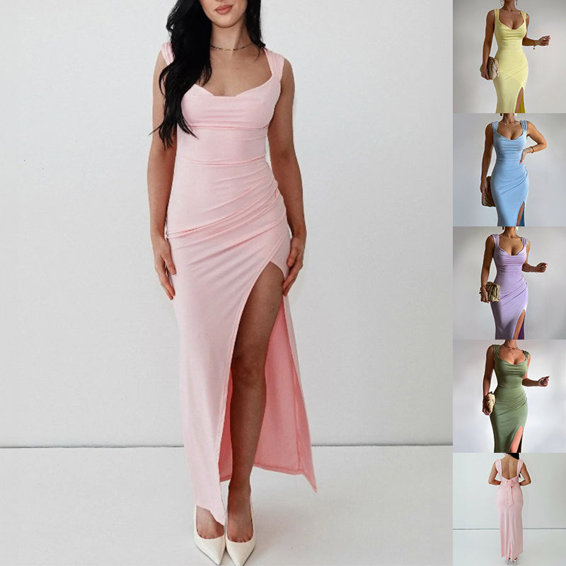 Dames Midi-jurk met Strikdetail 2
