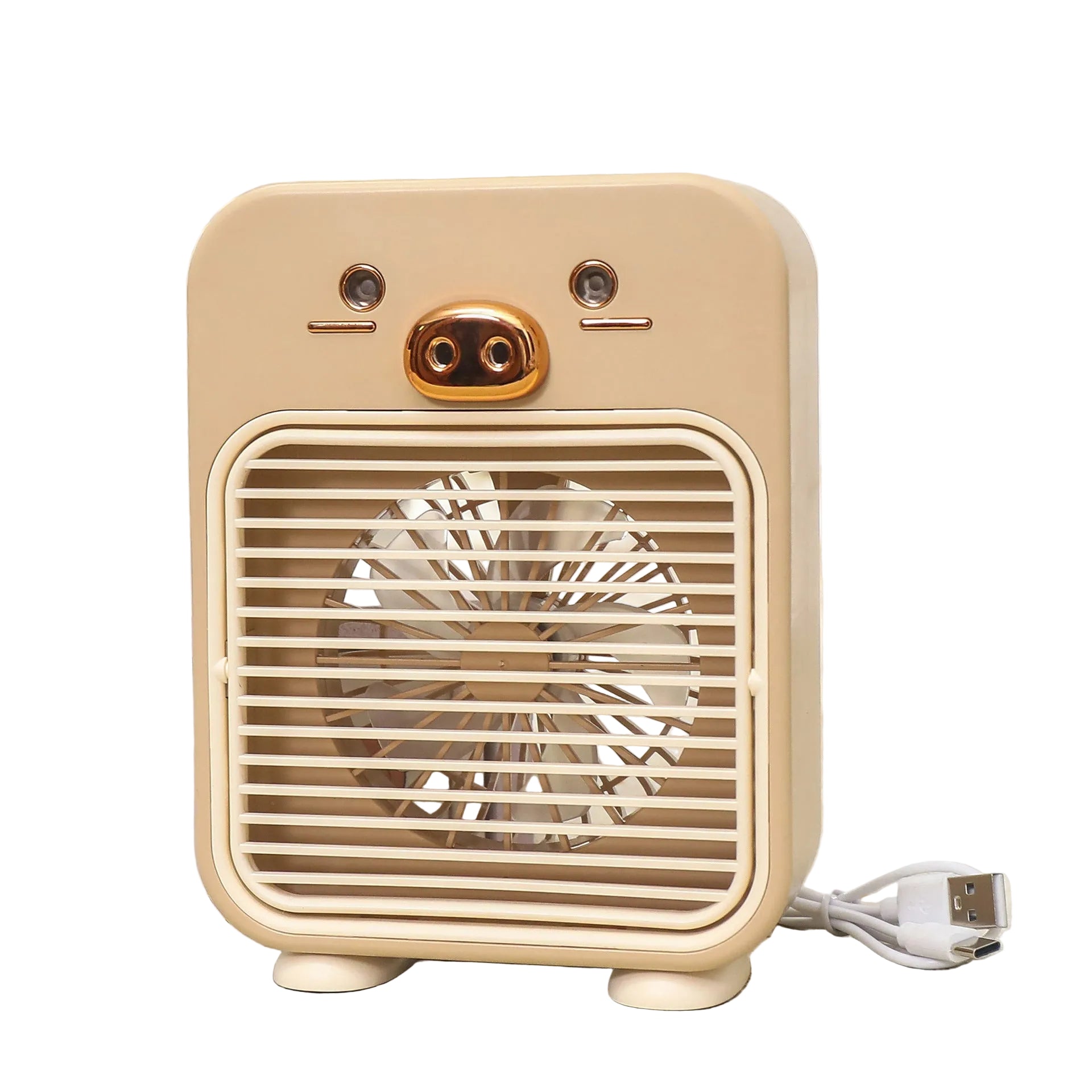 Dames Mini Bureauventilator USB Aansluiting Flexibel Ontwerp 0