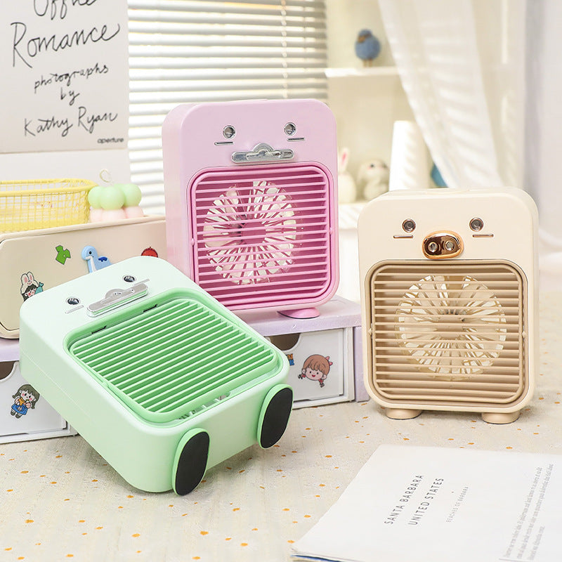 Dames Mini Bureauventilator USB Aansluiting Flexibel Ontwerp 2