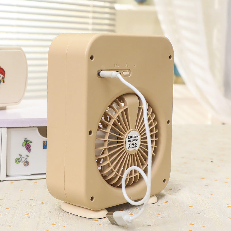 Dames Mini Bureauventilator USB Aansluiting Flexibel Ontwerp 5