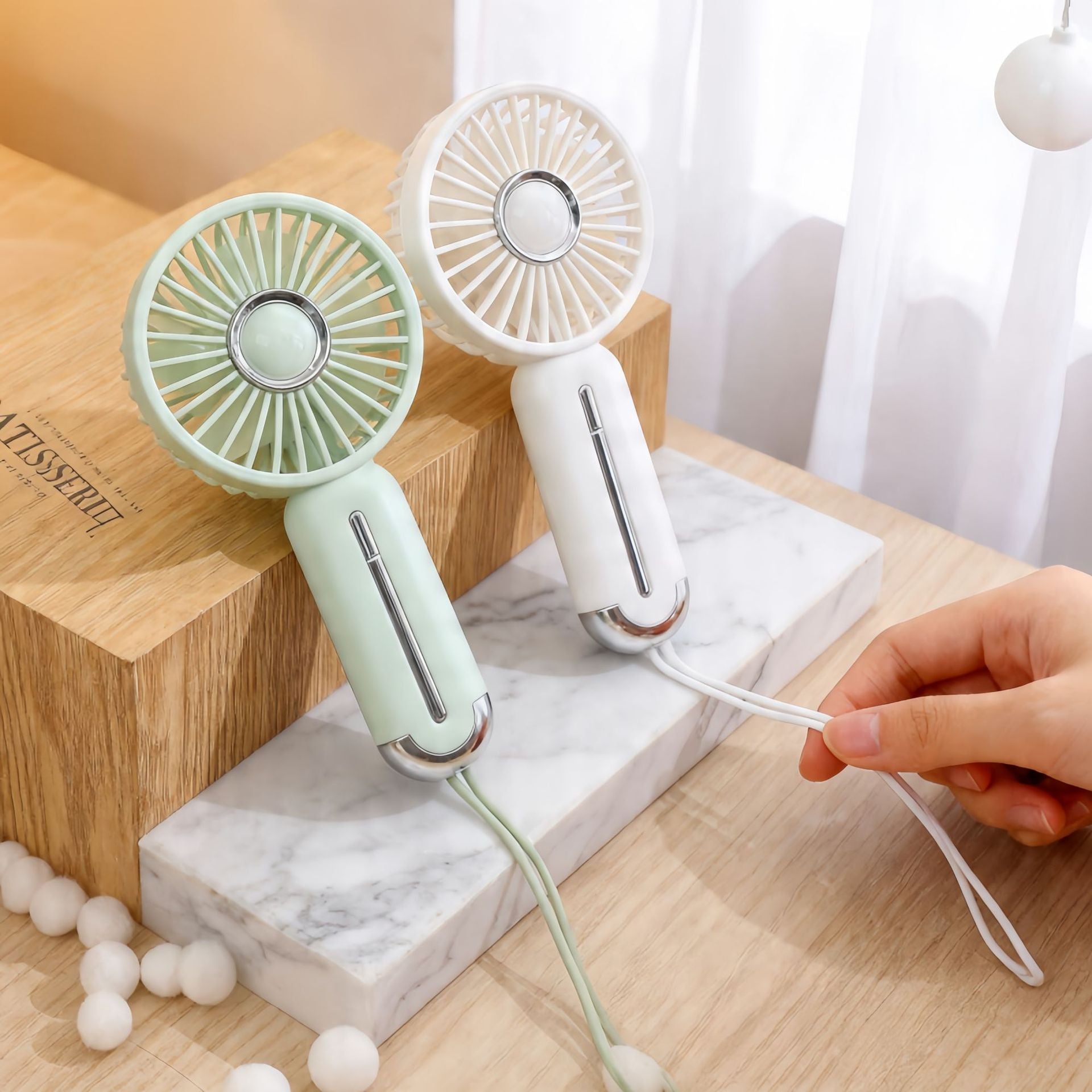 Dames Mini Handventilator Draagbaar Modern Design 1