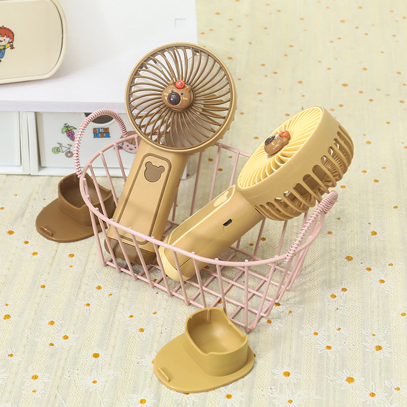 Dames Mini Handventilator met Schattig Beer Design 3