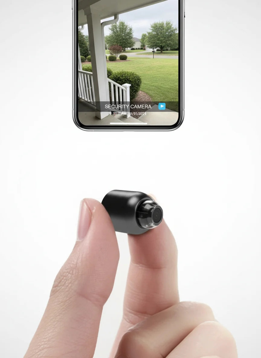 Dames Mini Wifi Beveiligingscamera Set 2 Stuks Compact Design 0