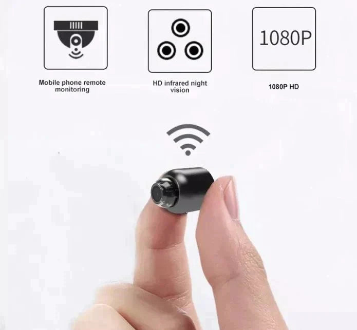 Dames Mini Wifi Beveiligingscamera Set 2 Stuks Compact Design 3