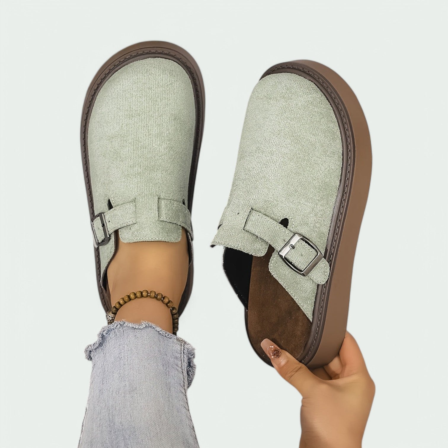 Dames Mocassins Casual Retro PU Leer 4