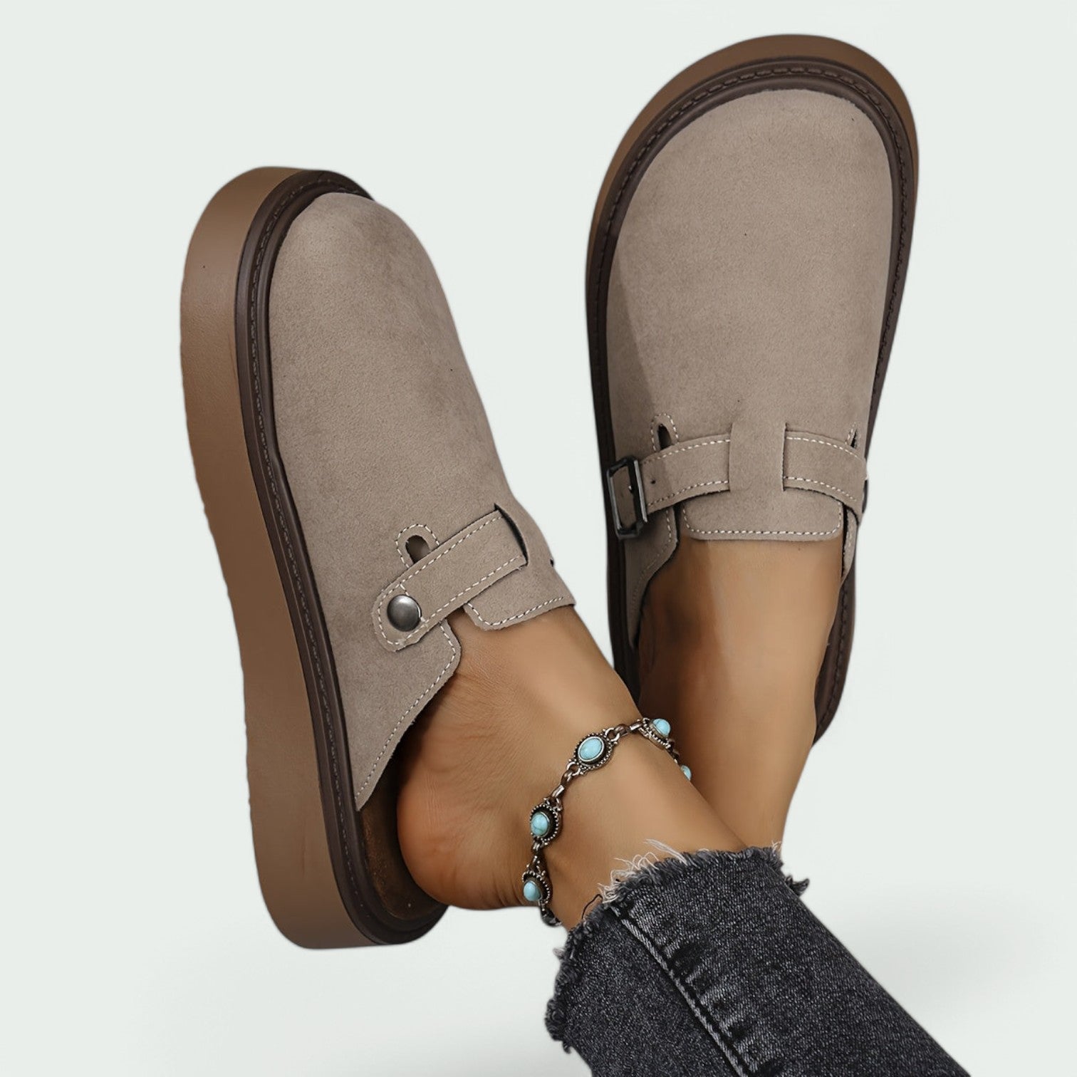 Dames Mocassins Casual Retro PU Leer 7