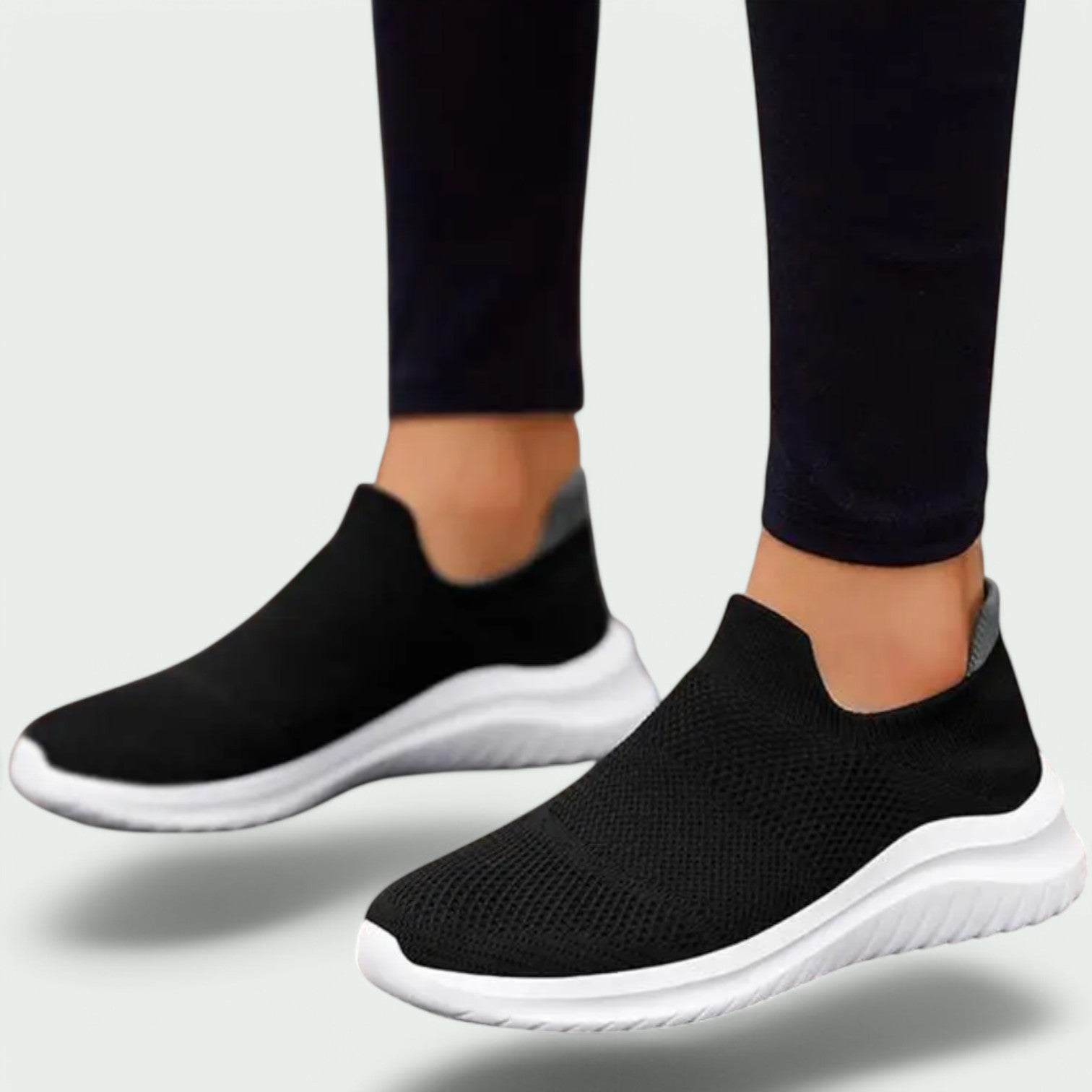 Dames Mocassins Comfortabel Leer Met Antislipzool 8