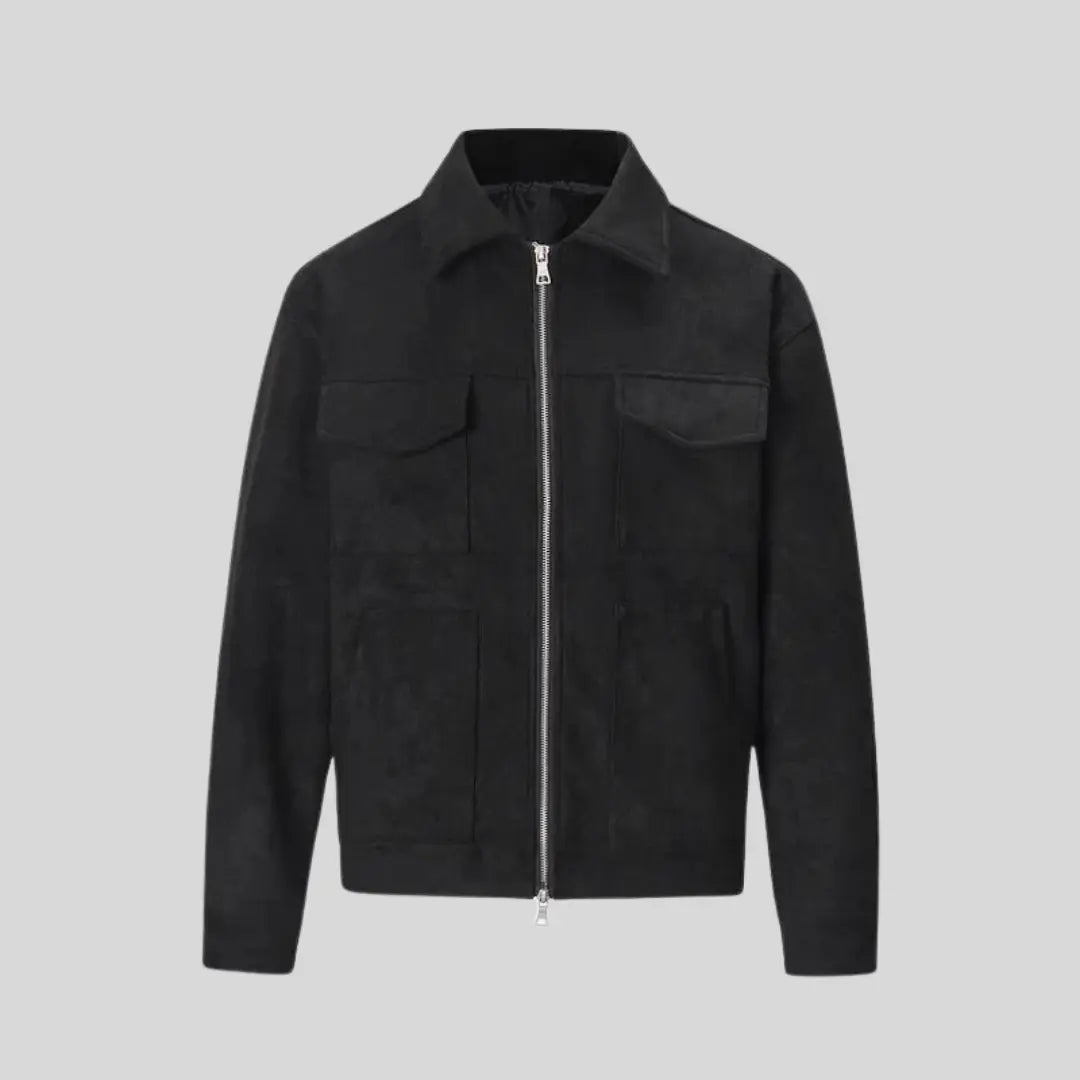 Dames Mockajacka Met Luxe Afwerking 0