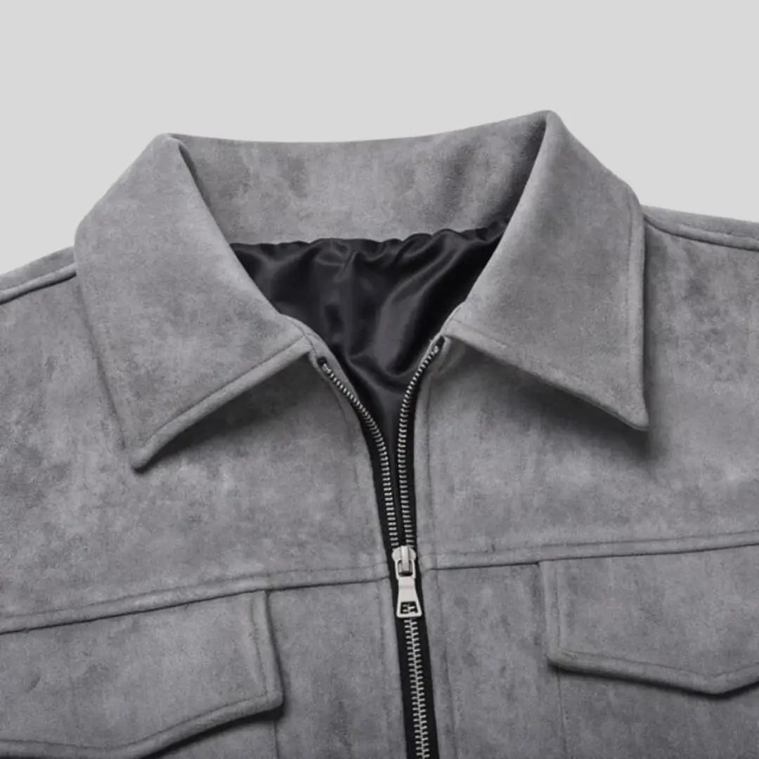 Dames Mockajacka Met Luxe Afwerking 5