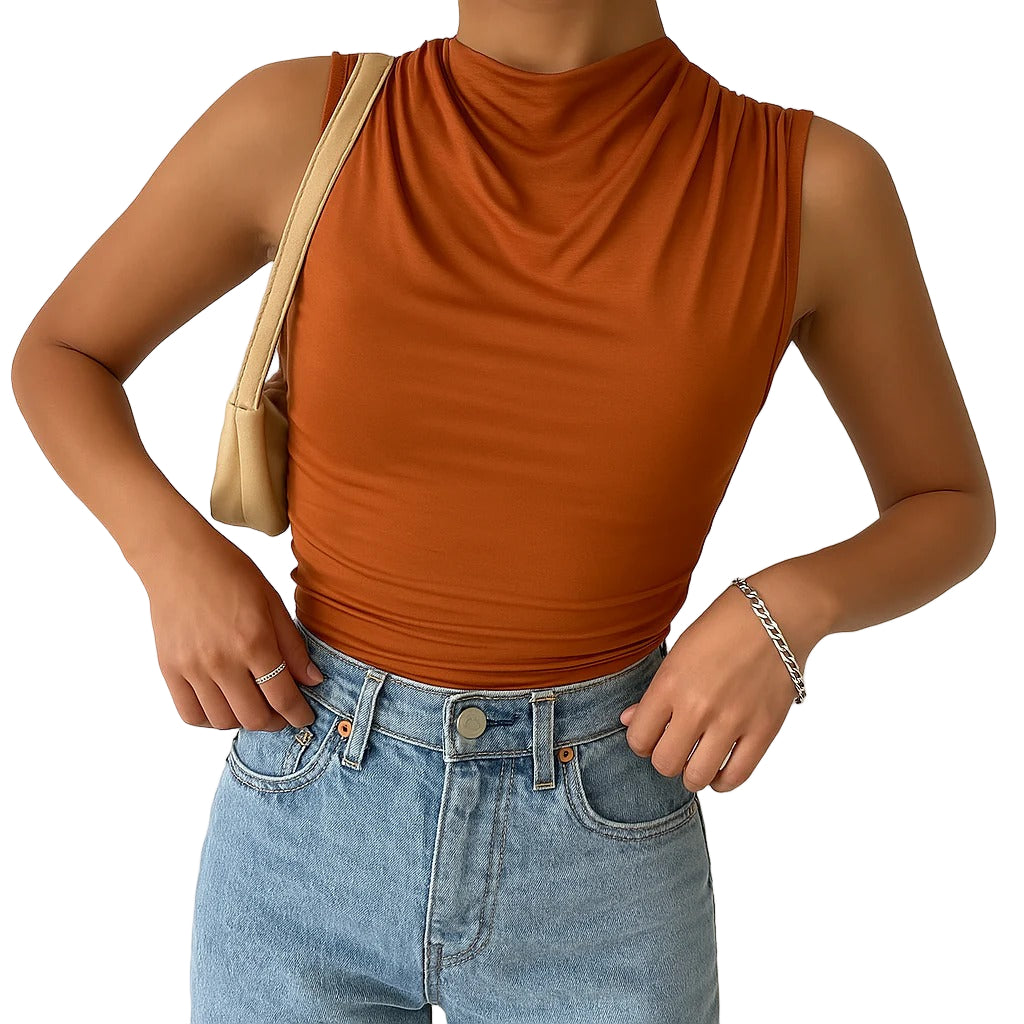 Dames Mouwloze Tanktop Klassiek Stijl 0