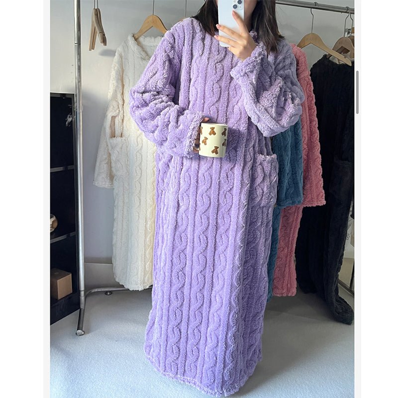 Dames Nachtjapon Klassiek Comfortabel 6