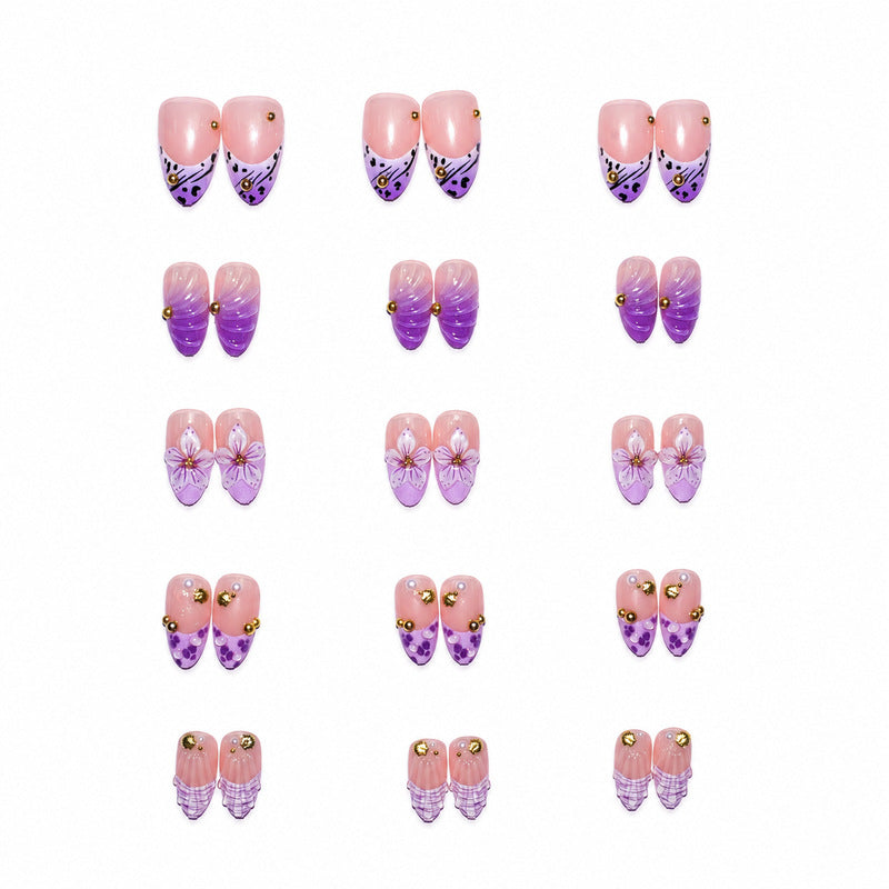 Dames Nagelkunstset Met Diverse Ontwerpen 3