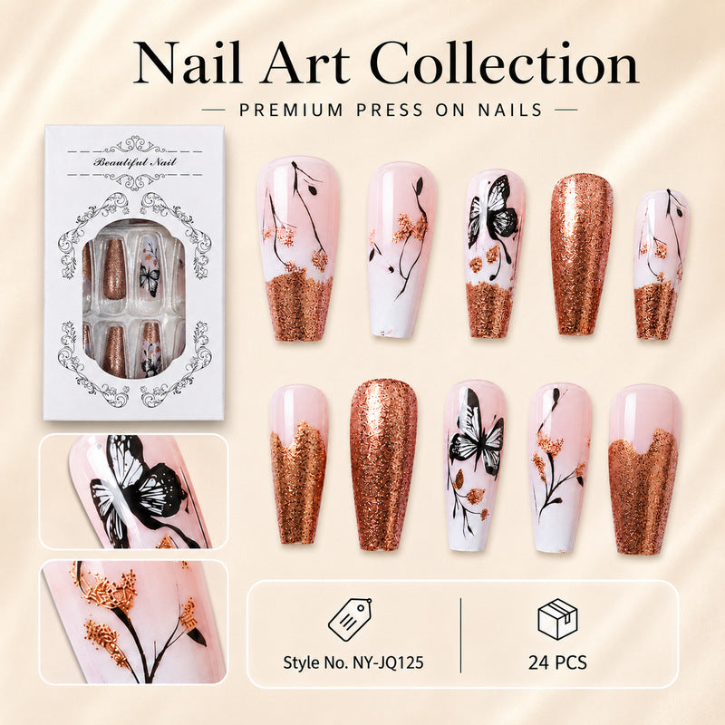 Dames Nagels Set Creatief Design voor Stijlvolle Looks 0