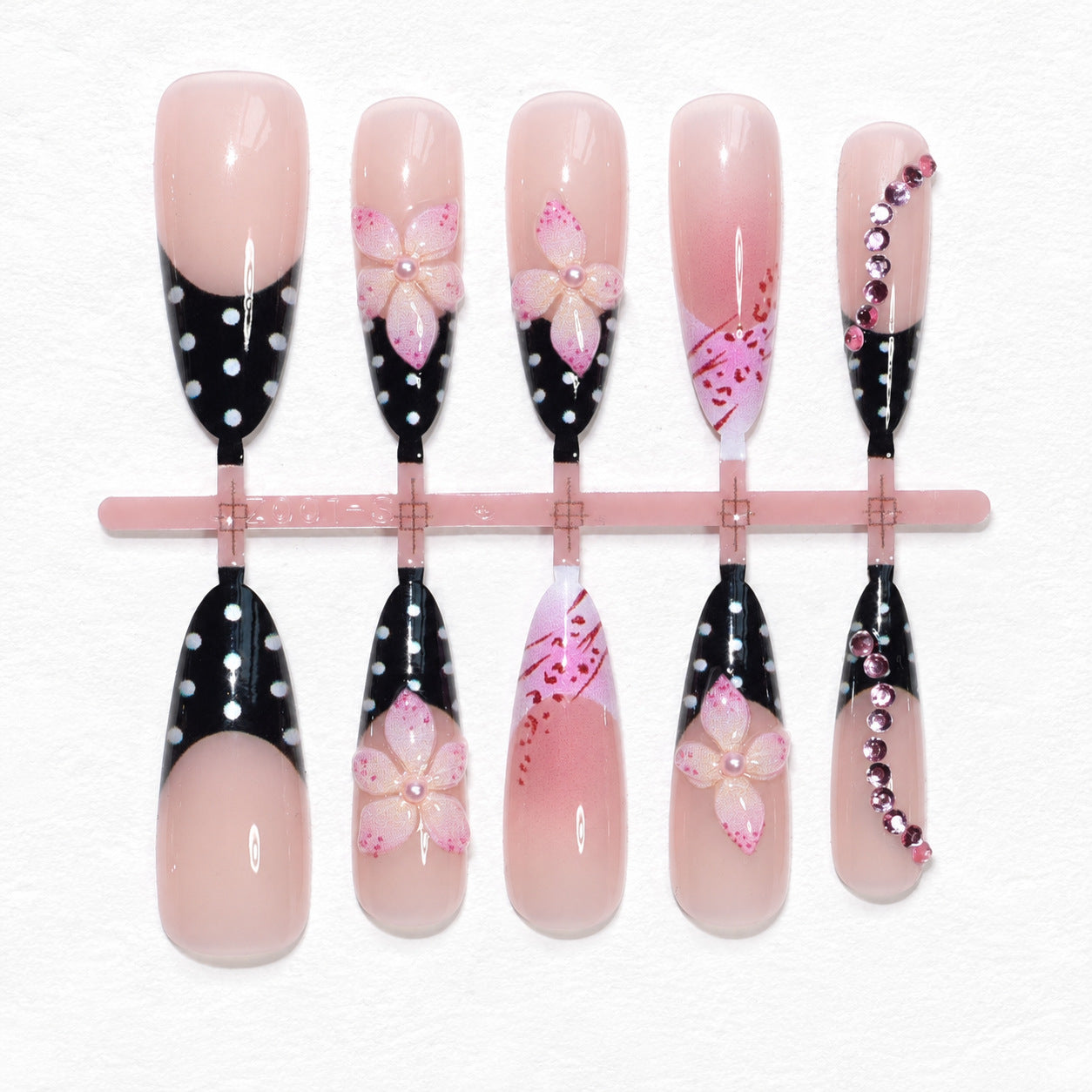 Dames Nagelstickers Bloemmotief Stijlvol Design 3