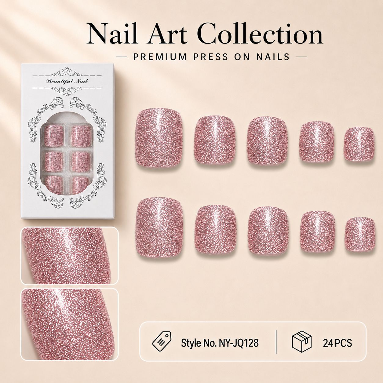 Dames Nail Art Set Trendy Design 2