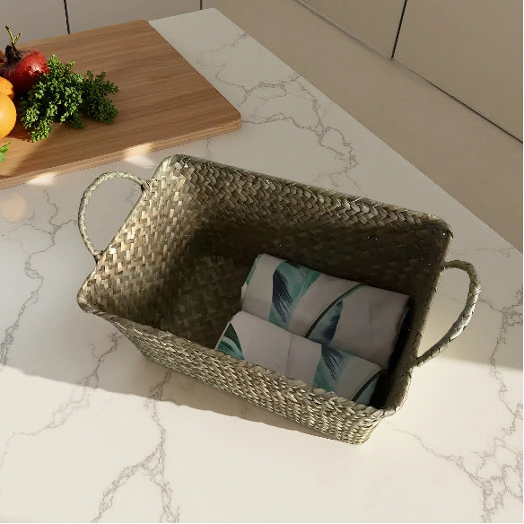 Dames Opbergmand Handgeweven Design voor Stijlvolle Opslag 2