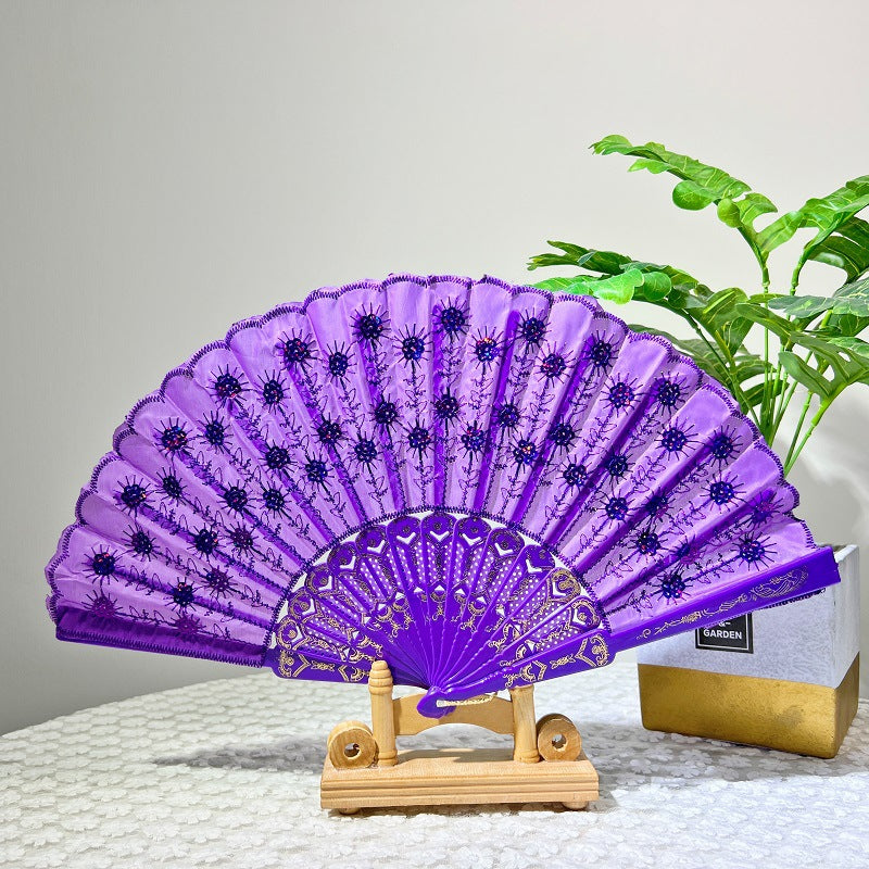 Dames Opvouwbare Ventilator Artistiek Decoratief 2