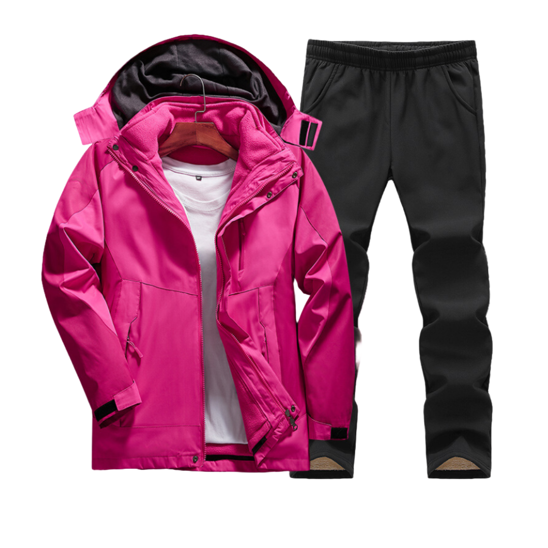 Dames Outdoor Set Met Fleecejack 0