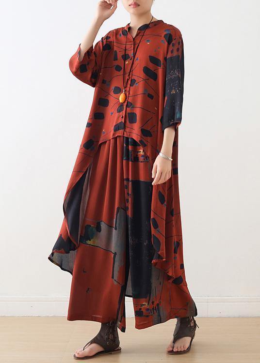 Dames Overhemd met Opstaande Kraag en Lange Mouwen 2