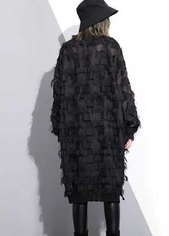 Dames Oversized Jurk met Kanten Details voor Zomeruitstapjes 1