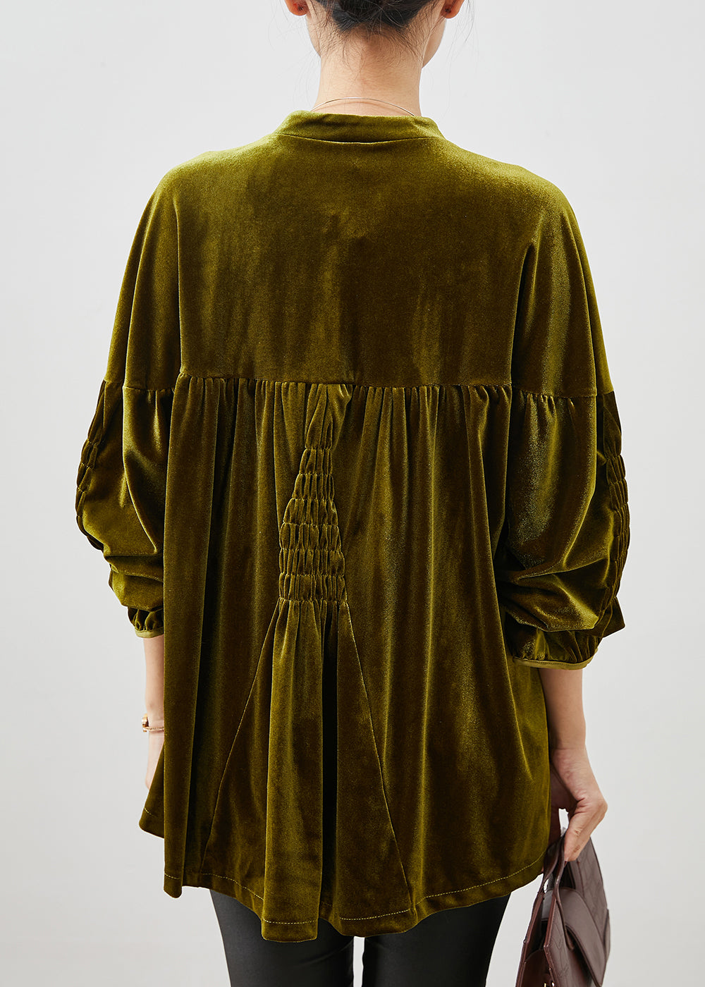 Dames Oversized Shirt Gerimpeld 3