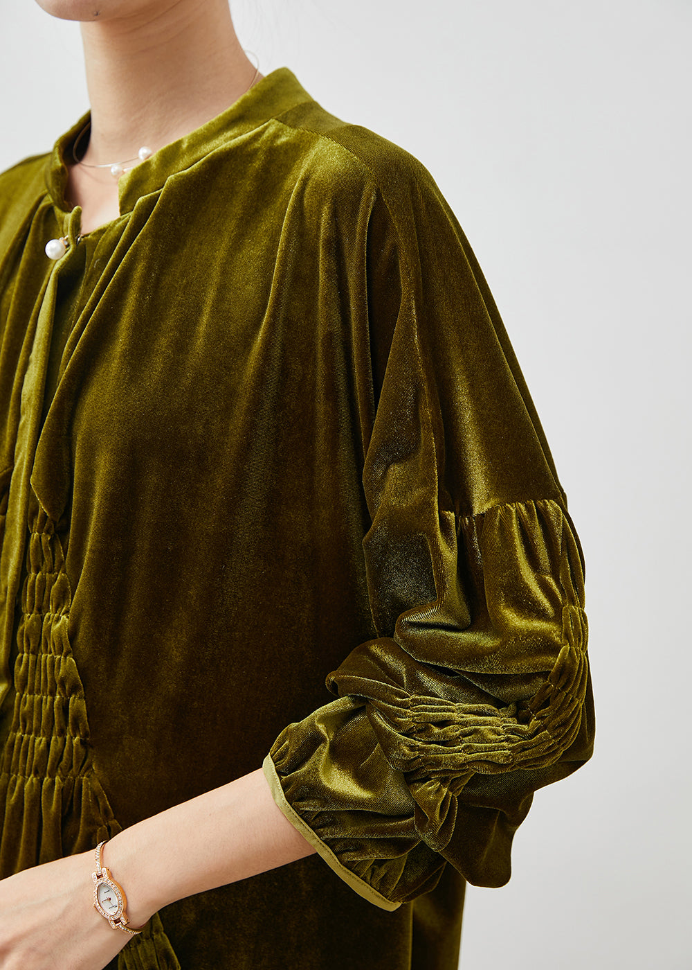 Dames Oversized Shirt Gerimpeld 4
