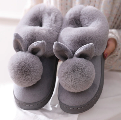 Dames Pantoffels Konijn Schattig en Comfortabel Sloffen 3