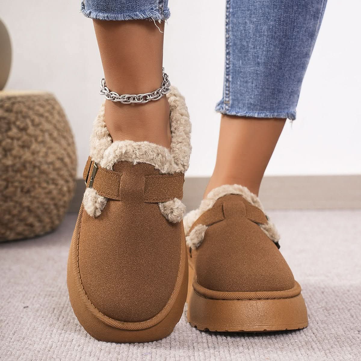 Dames Pantoffels Pluche Comfortabel 6