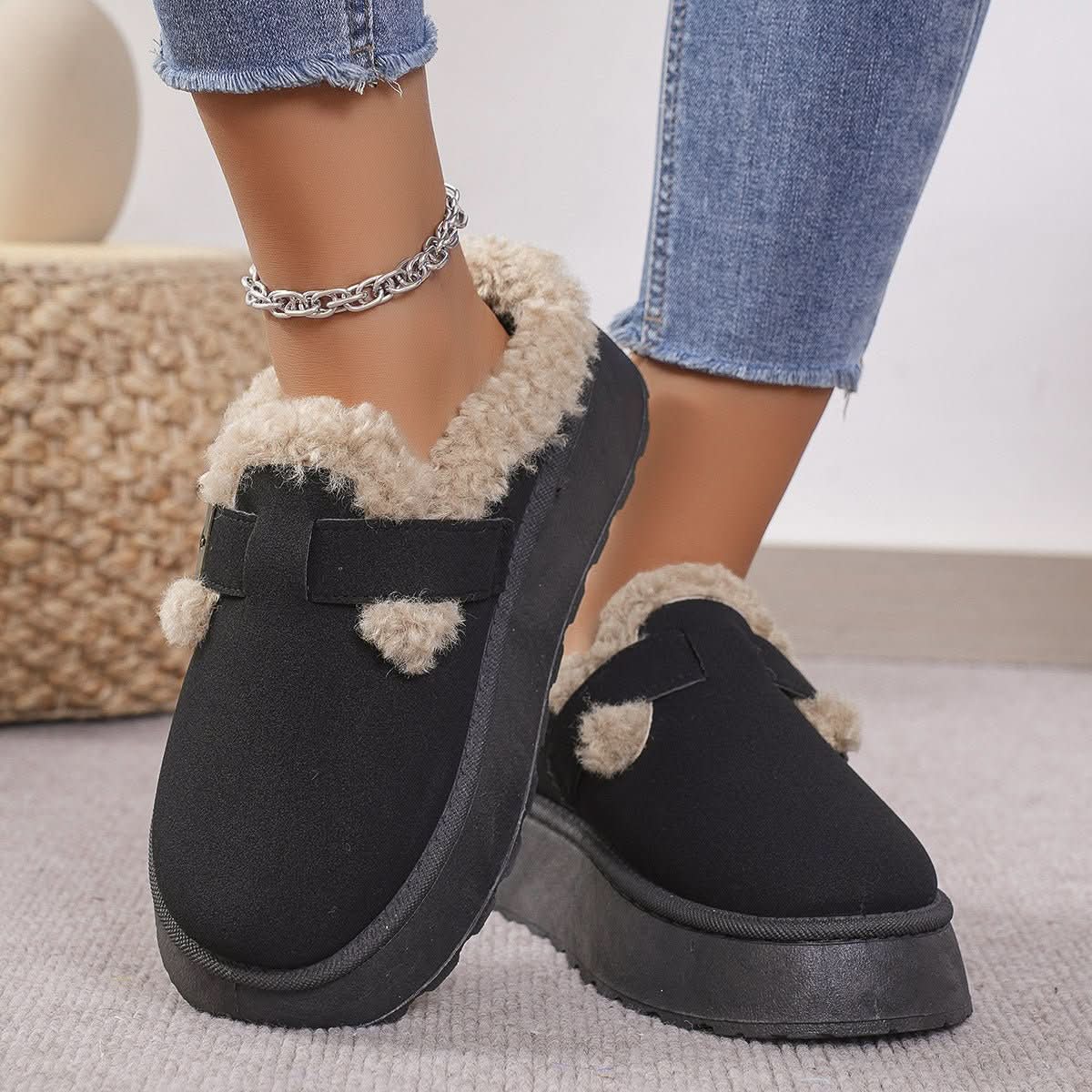 Dames Pantoffels Pluche Comfortabel 7