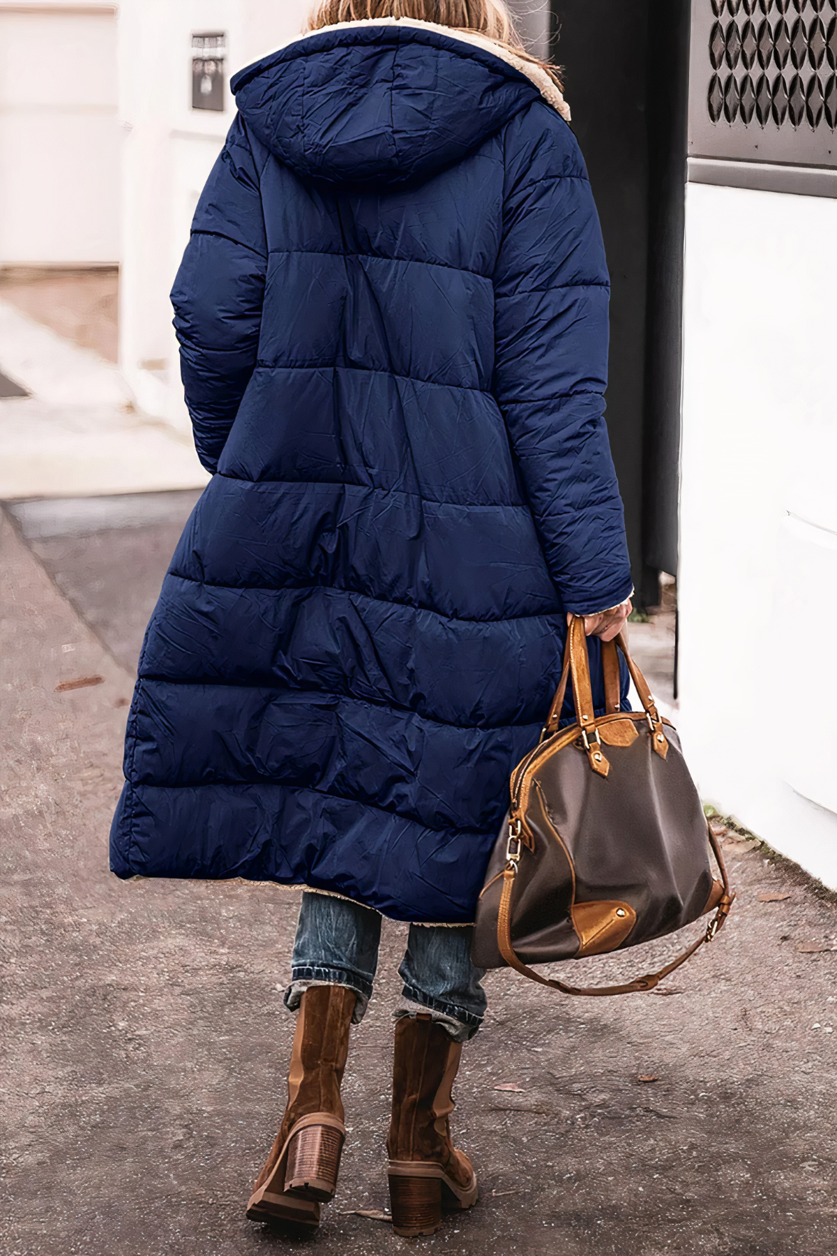 Dames Parka Dubbelzijdig Met Teddyvoering - Winterjas Parka Dames voor Koude Dagen 3