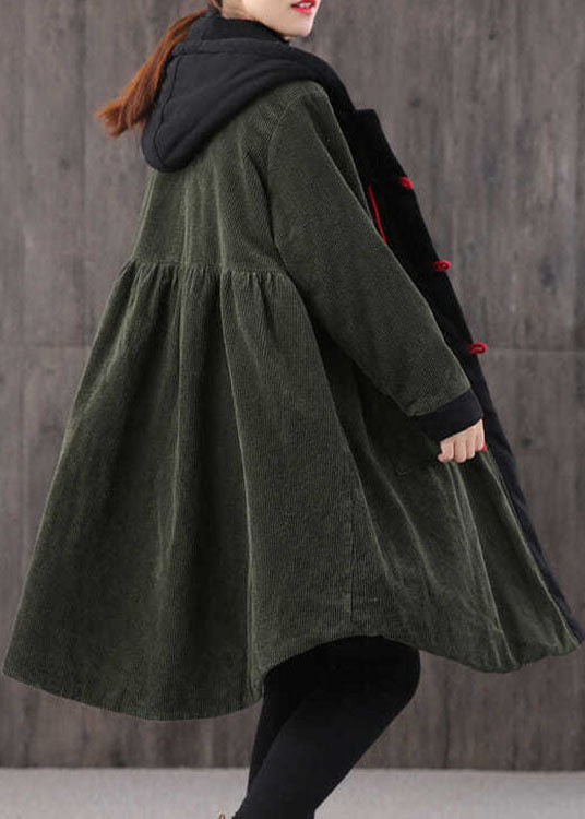 Dames Parka Met Capuchon en Knoopzakken voor Winterse Dagen 2