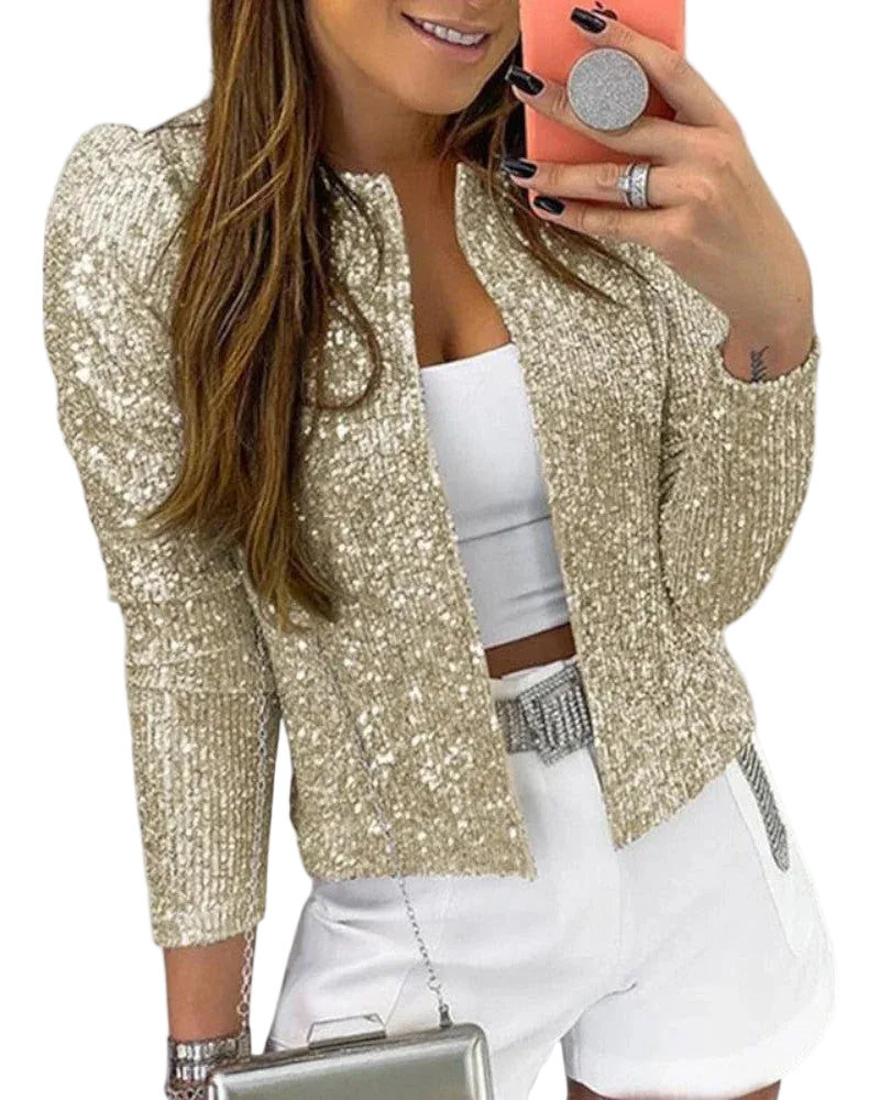 Dames Party Jacket met Pailletten 0