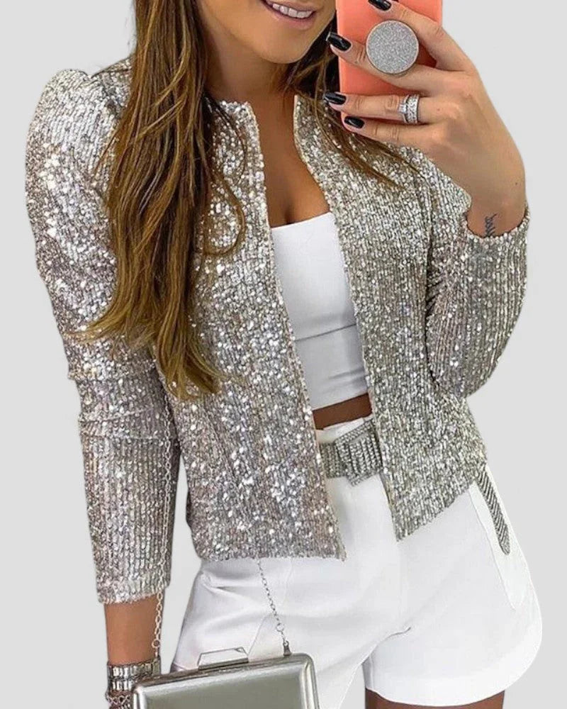 Dames Party Jacket met Pailletten 3